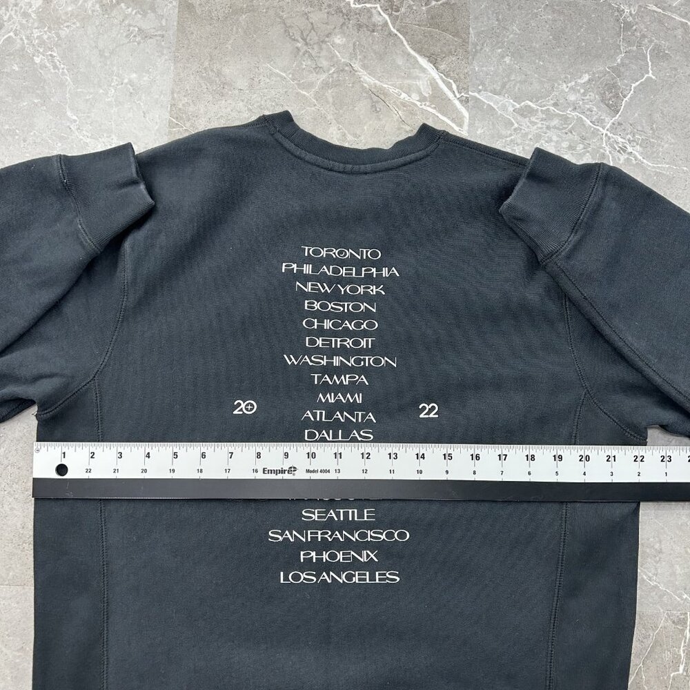 The Weeknd XO After Hours Til Dawn Sweatshirt Mens Medium Tour 2022‎ Crewneck - Picture 6 of 8
